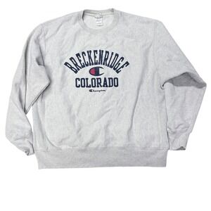 Champion Sweater Men's‎ XL Reverse Weave VTG Breckenridge Colorado 80s 90s